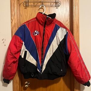 Yamaha Red, Blue, and Black Ski Jacket